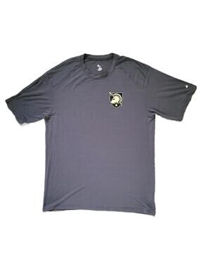 Army West Point Men’s XL Performance T-Shirt Gray Cadet Graphic Military Tee